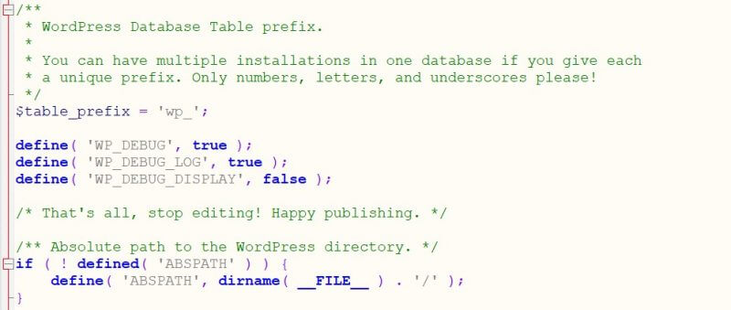 Add the constants WP_DEBUG and WP_DEBUG_LOG to wp-config.php.