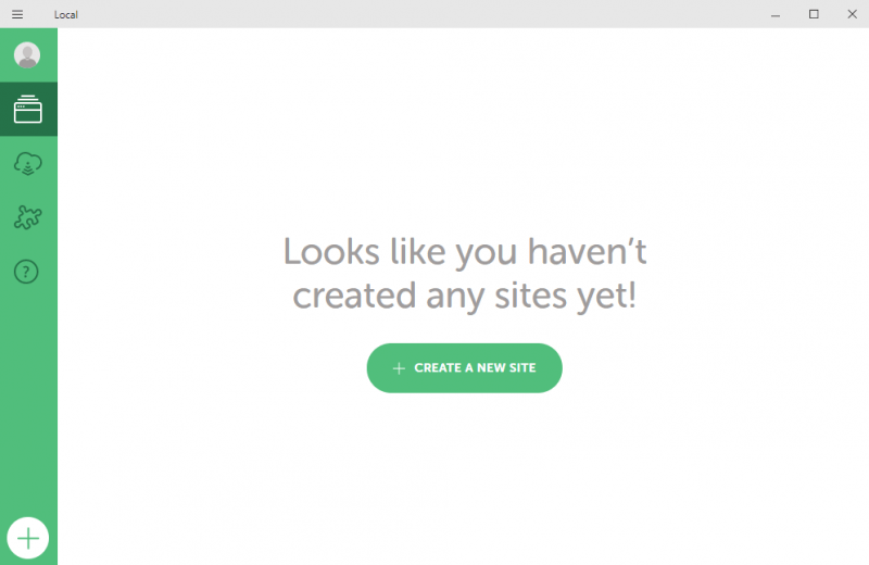 Picture: Create a new local WordPress site