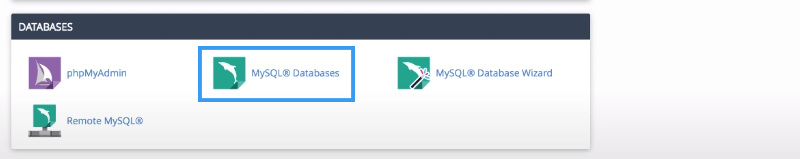 Picture: MySQL databases icon