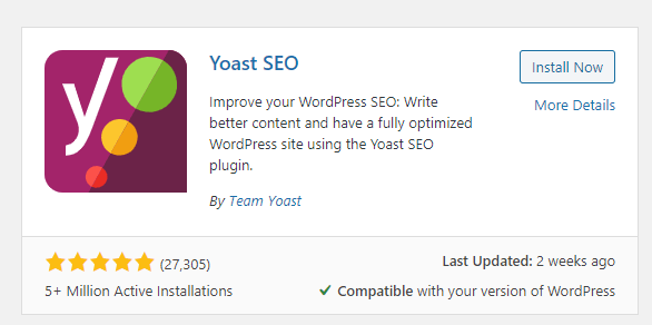 Image: The WordPress Plugin Yoast SEO