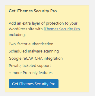 iThemes Security Pro Features