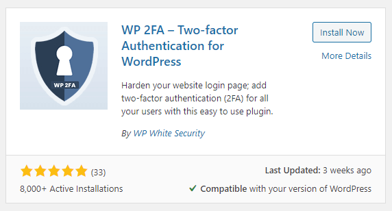 WP 2FA Plugin