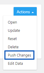 Push Changes Button
