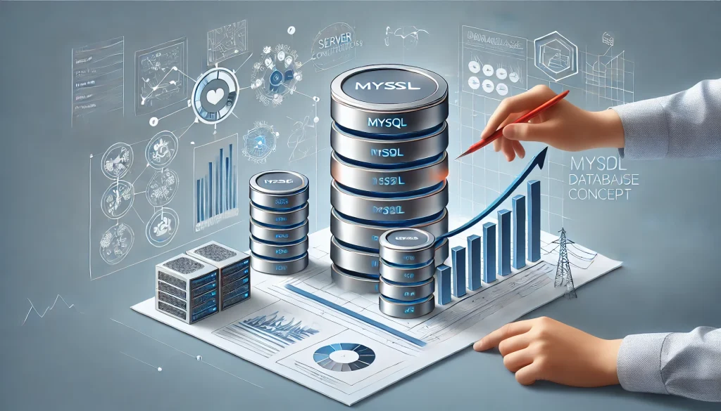 Visual representation: Increase max_allowed_packet Size in MySQL. Image created by Dali.