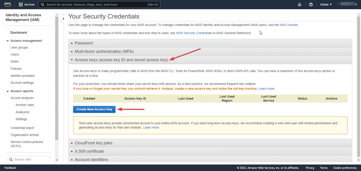 How to Backup site to Amazon S3 Bucket. Create Amazon S3 API Credentials • WP STAGING