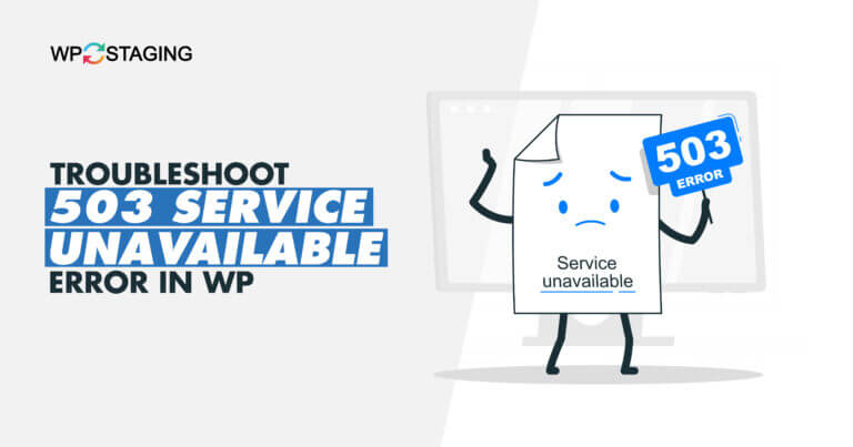 503 Service Unavailable Error in WordPress