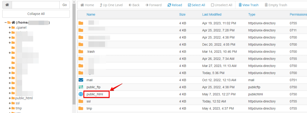 public_html Folder