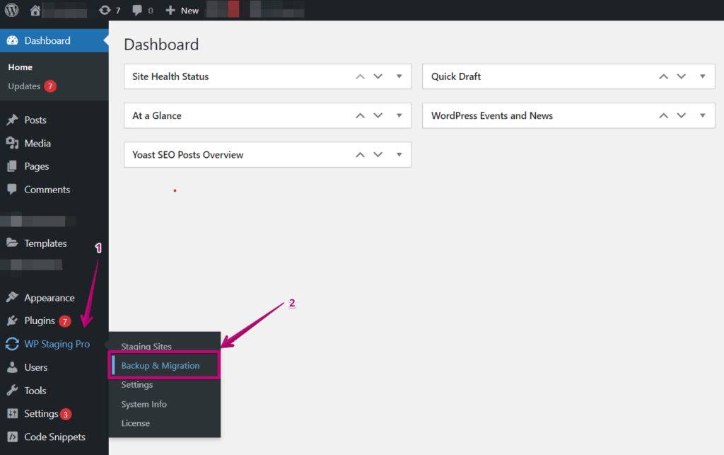 Open backup and migration