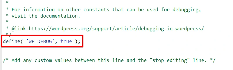 Enable Debug Mode to turn off php errors