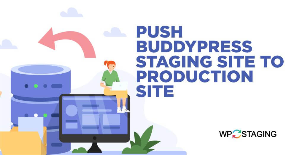 push buddypress staging site to production