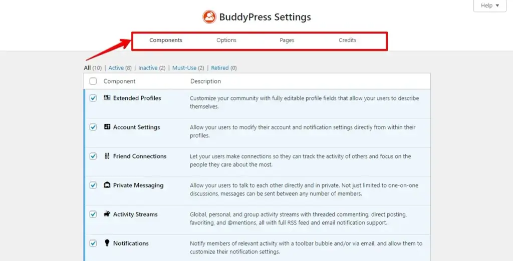 BuddyPress All Tab, Push Buddypress Staging Site to Production