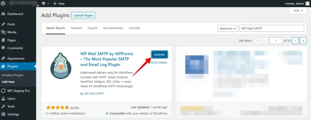 Active WP Mail SMTP Pluign