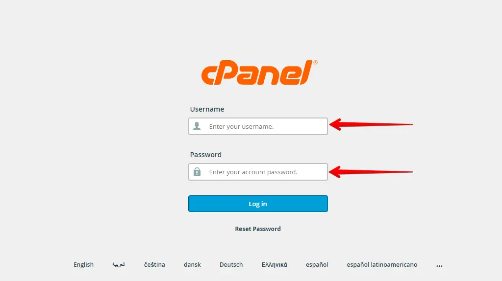 Cpanel Login