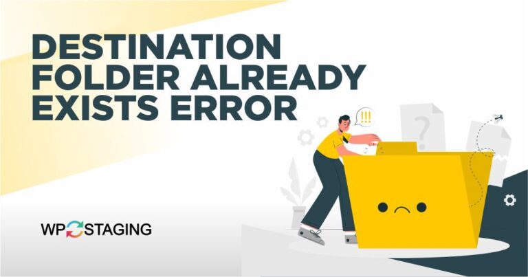 fix destination folder already exists in wordpress