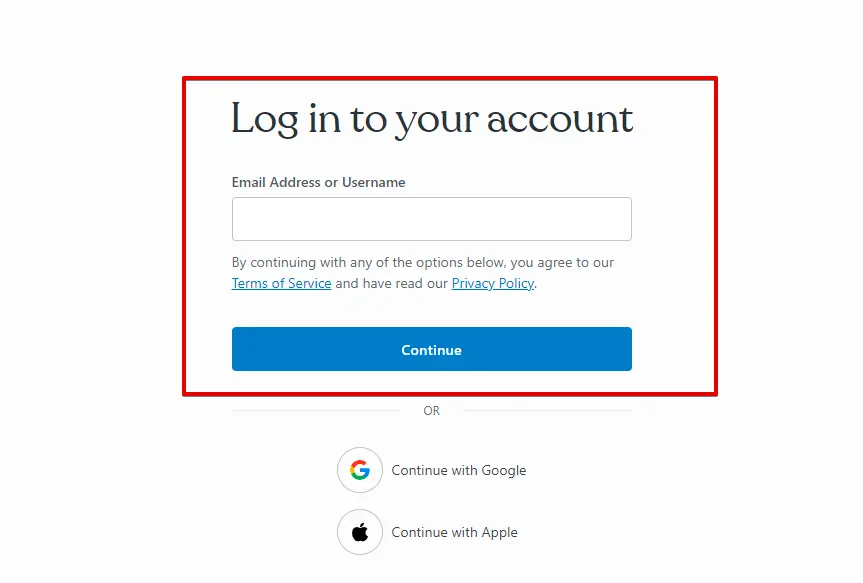 WordPress.com Login Page