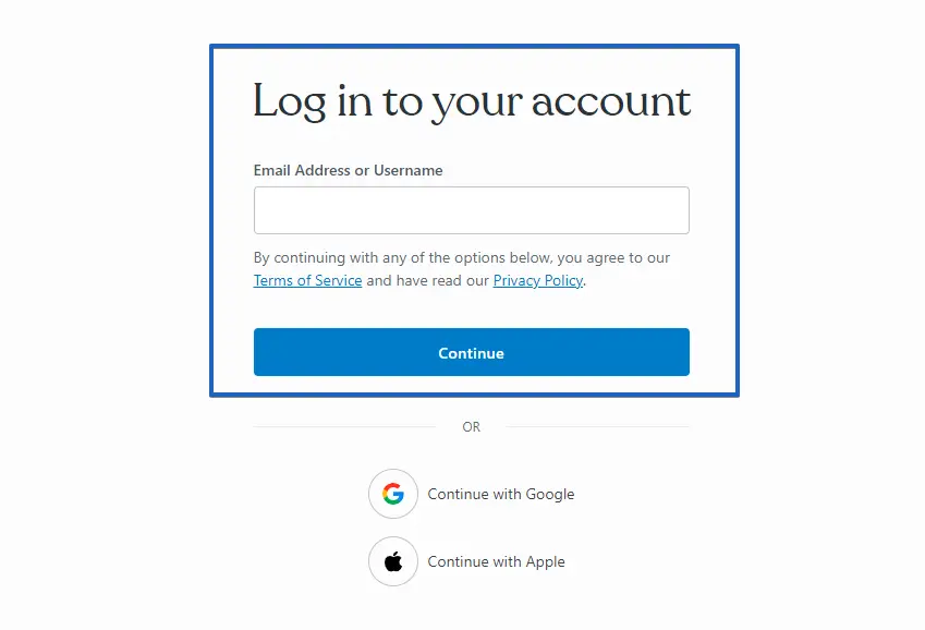 Log in to Your WordPress.com Account