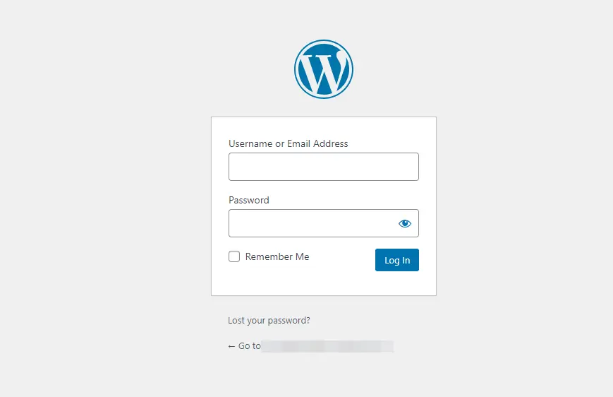 Wordpress  Namecheap Login Page