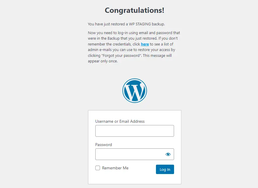 Again Login into Your WordPress Website