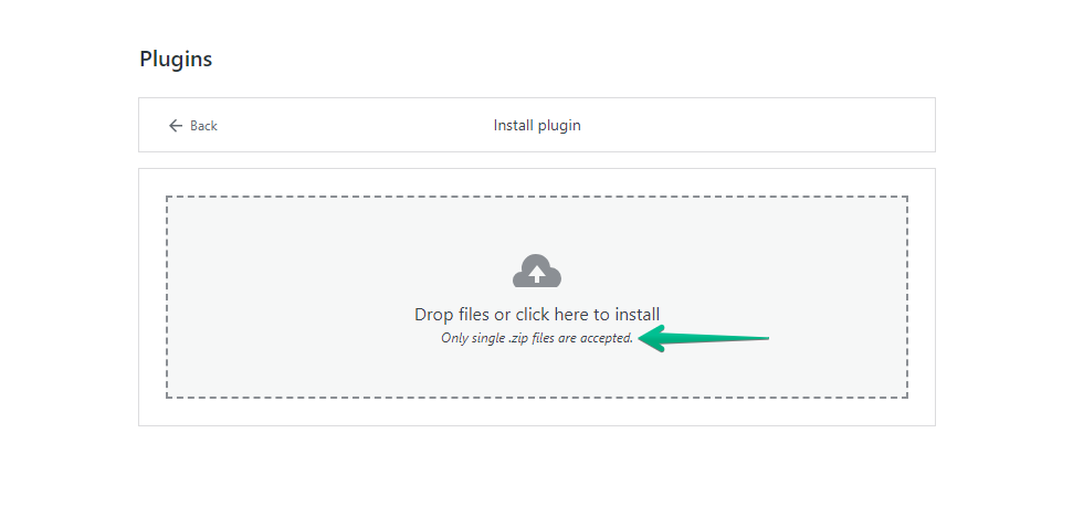 Upload WP Staging Plugin