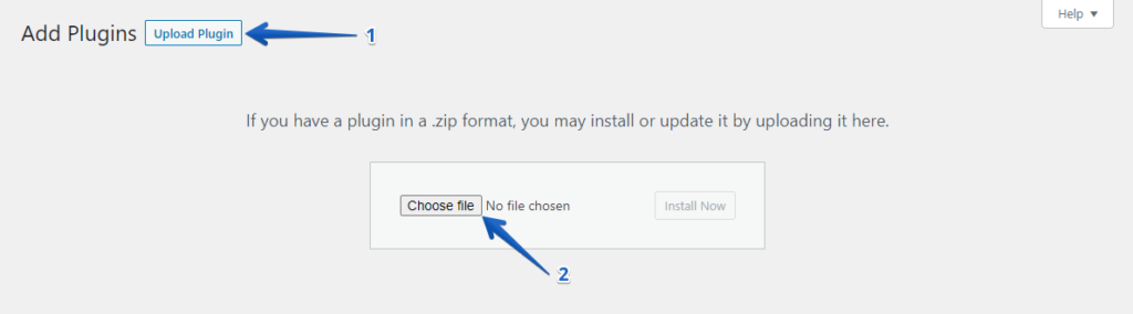 Upload and Choose file