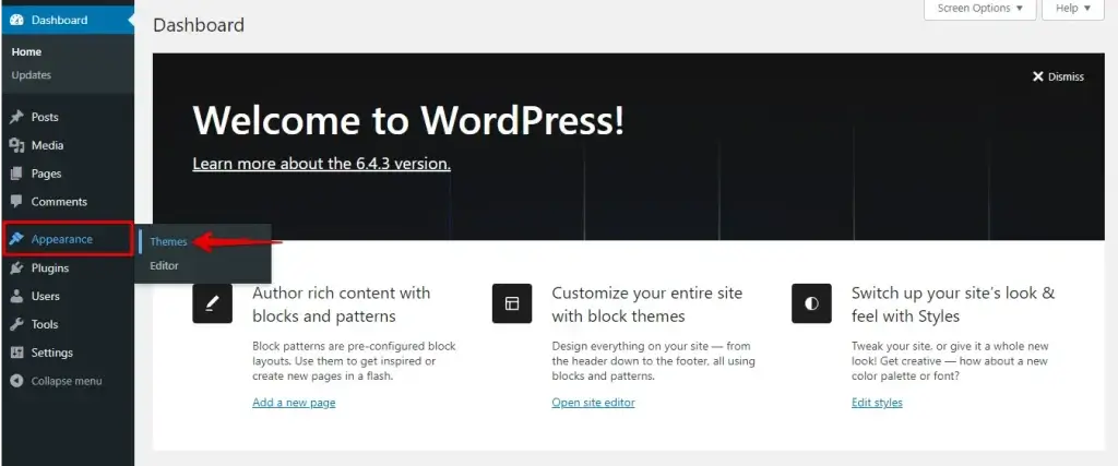 Wordpress Theme Tab