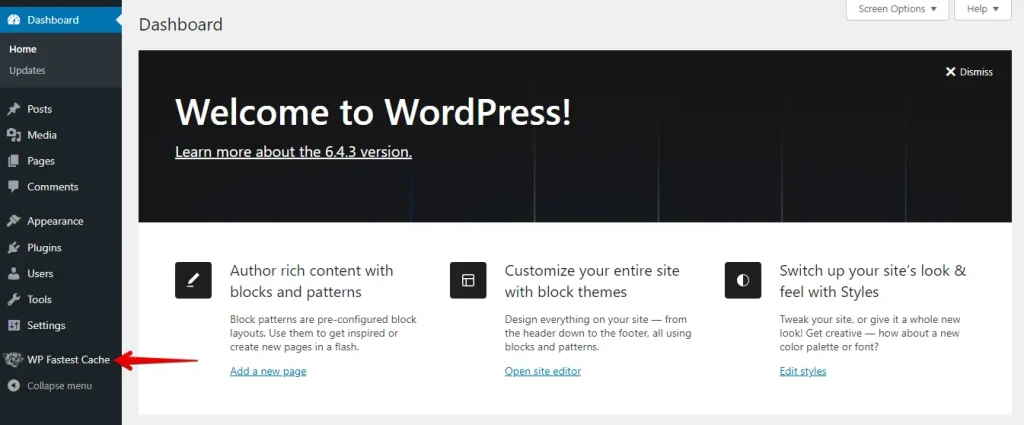Wordpress Cache Plugin