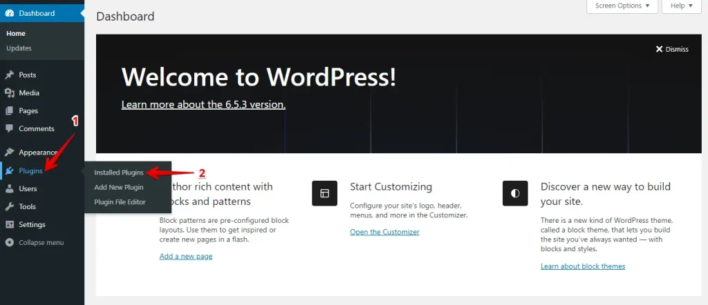 Wordpress Installed Plugins