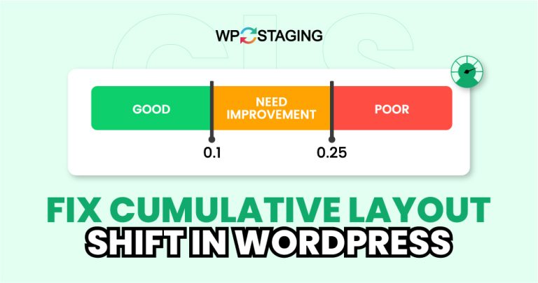 Fix Cumulative Layout Shift in WordPress