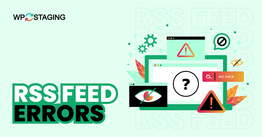 fix WordPress RSS feed errors