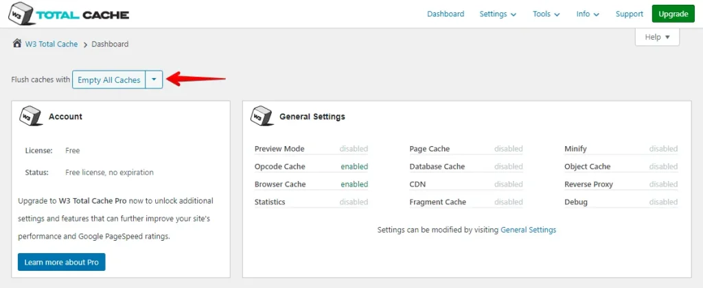 fix Missed Schedule Post Error by clearing all WordPress cashe