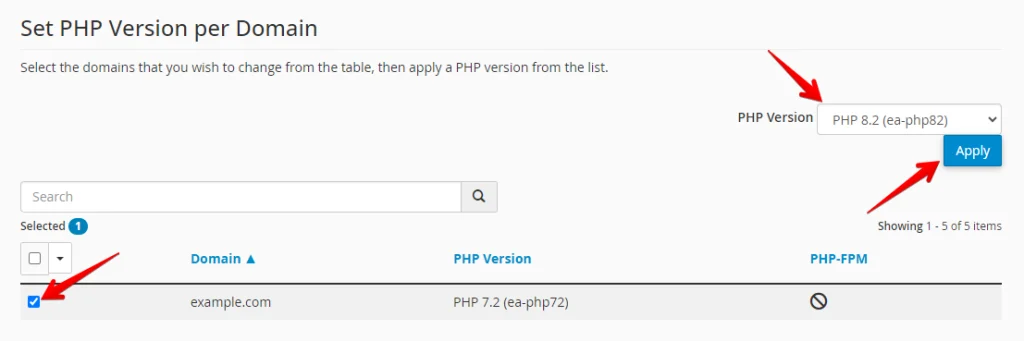 Update WordPress PHP Version