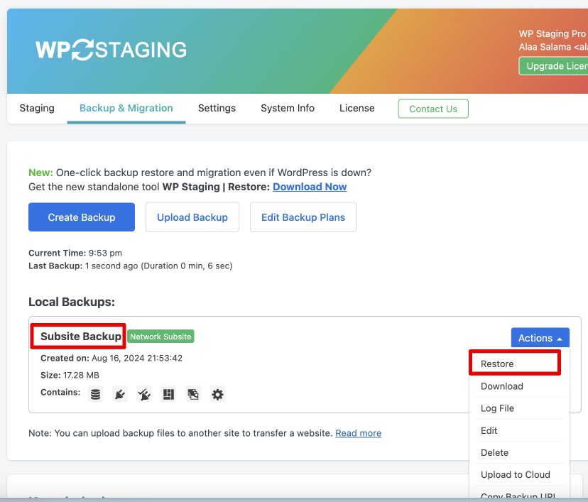 Convert a multisite subsite into a network site