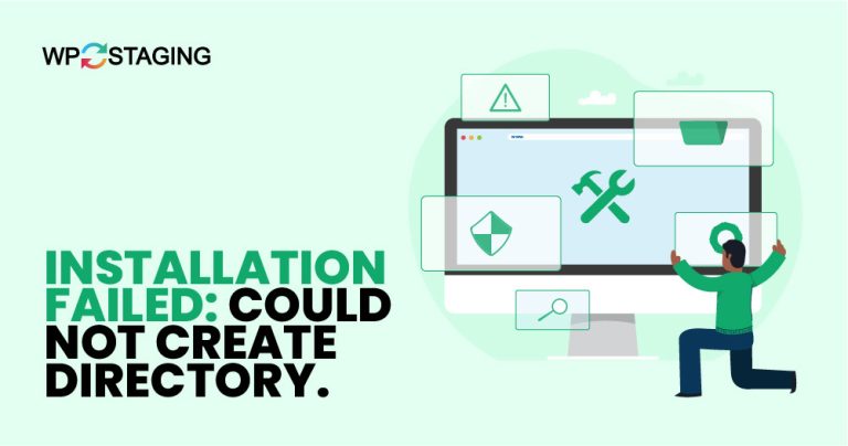 Installation Failed Could Not Create Directory