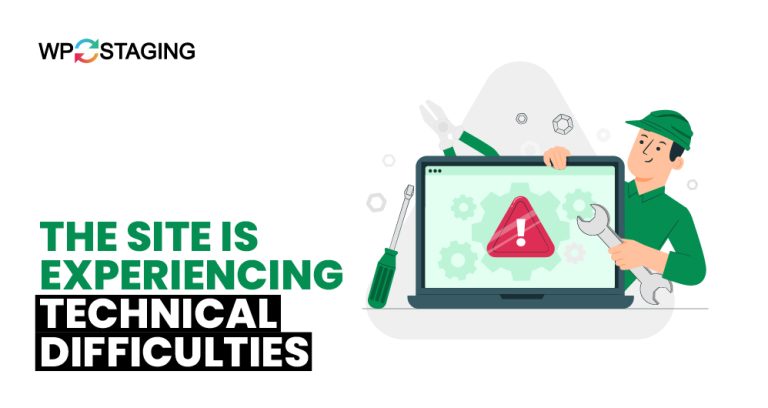 The Site is Experiencing Technical Difficulties
