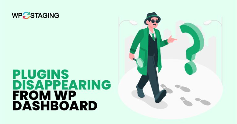 plugins disappearing from WP WordPress dashboard