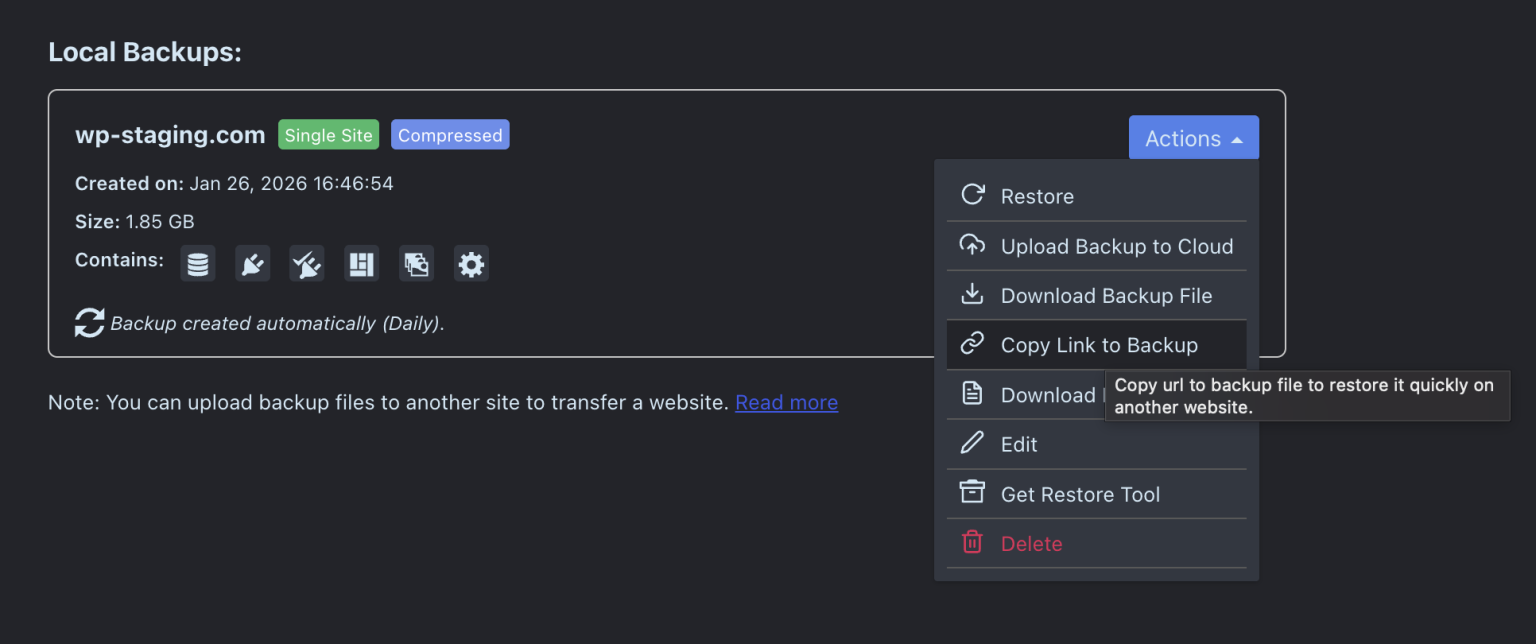 Create a Local Copy of Your WordPress Site Easily • WP STAGING