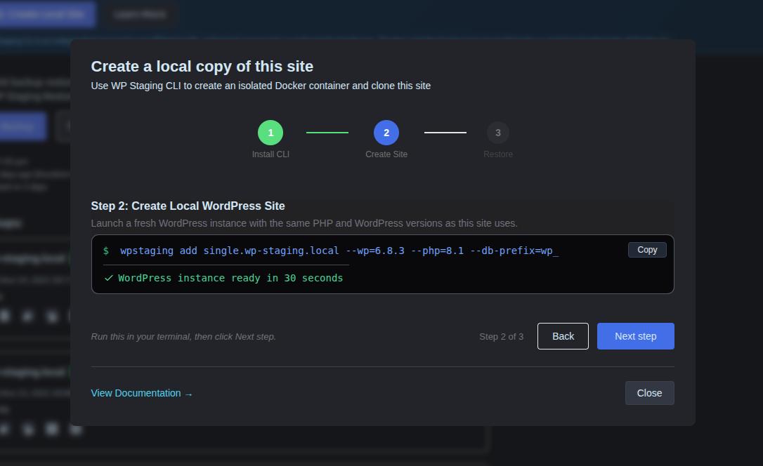Create a Local Copy of Your WordPress Site Easily • WP STAGING